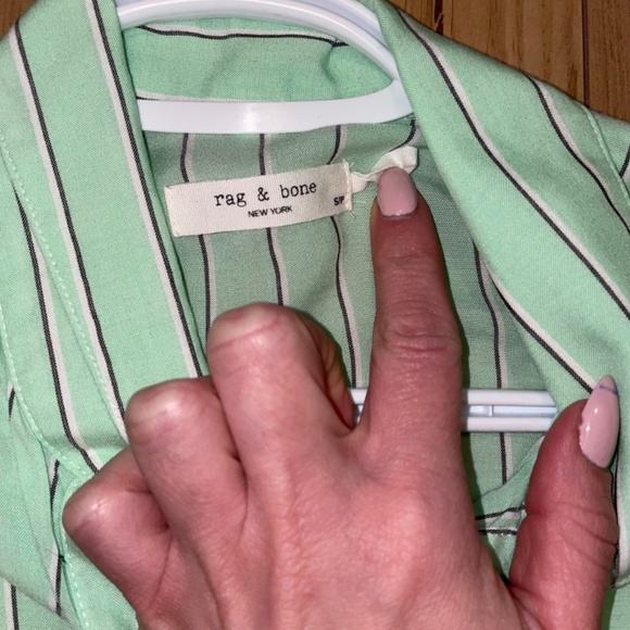 rag & bone - Joon Striped Shirt  NWOT - Picture 6 of 11